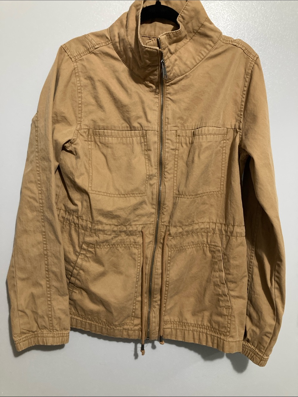 Old Navy Women's Tan Utility Zip Jacket